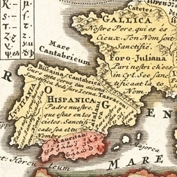 Une carte linguistique de l&rsquo;Europe publi&eacute;e en&nbsp;1730 | Datavisualisation & g&eacute;opolitique | Scoop.it