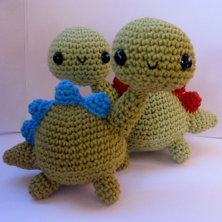 AMIGURUMI DINOSAUR PATTERN FREE Knitting PATTERNS