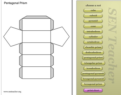 Nets (3D Models) : Free Printables : SEN Teache...