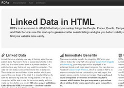 New Resource for Web Developers &ndash; Add Linked Data to HTML with RDFa.info - semanticweb.com | Digitization&Metadata | Scoop.it
