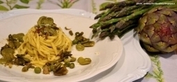 Gitaar - Spaghetti met doperwten en saffraan - bezoekabruzzo.nl | La Cucina Italiana - De Italiaanse Keuken - The Italian Kitchen | Scoop.it