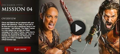 An inside look at &lsquo;Battle for Nuceria,&rsquo; the Spartacus social TV experience [#Transmedia] | Transmedia: Storytelling for the Digital Age | Scoop.it