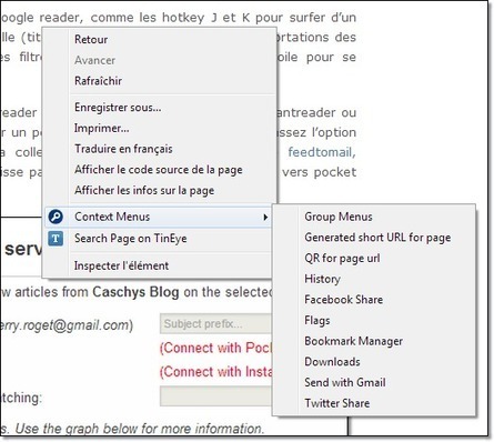 Menu contextuel clic droit programmable sur chrome | formation 2.0 | Scoop.it