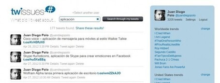 twissues &ndash; Haz una copia de seguridad de tus tweets y busca entre ellos | Squeezing Twitter | Scoop.it
