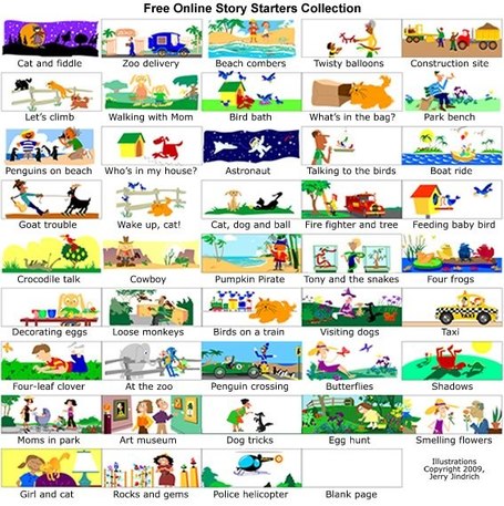 Free Illustrated Story Starters from the Young Writers Workshop | The Literacy Network | Scoop.it