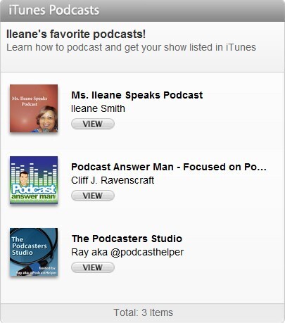 Basic Podcasting Tips: Create an iTunes Podcast Widget for Your Blog | Podcasts | Scoop.it