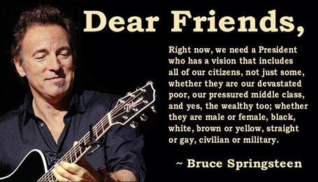 A message from Bruce Springsteing on the Election.... | Educating Voters and Promoting the Vote | Scoop.it