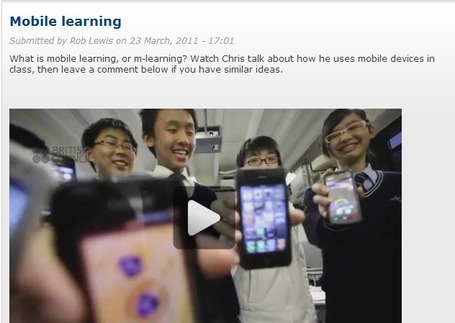 Mobile learning | Stretching our comfort zone | Scoop.it