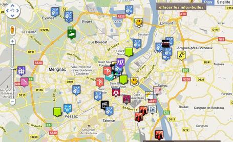 AQUITAINE / Une carte interactive des &eacute;v&eacute;nements de Bordeaux et ses environs | Culture & Communication | Scoop.it