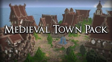 Minecraft Medieval Town Map 1.2.5