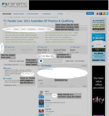 Live: 2011 Monaco Grand Prix first practice | F1 Fanatic Live | F1 news | Scoop.it