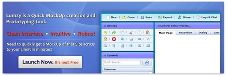Lumzy is a Quick Mockup and Prototyping tool [free] | formation 2.0 | Scoop.it