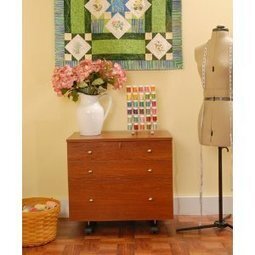 Amazon.com: Kangaroo Kabinets K7805 Joey, Three Drawer Sewing Storage Sidekick, Teak: Arts, Crafts & Sewing