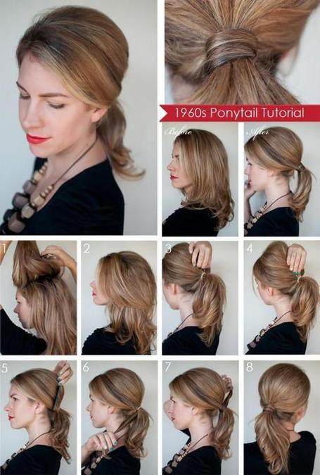 DIY Classic Ponytail Hairstyle | hairstyles | Scoop.it