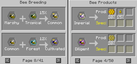 PixeledMe Minecraft | NEI Bees Plugin Mod Minec.