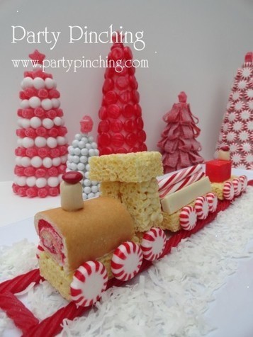 Christmas Desserts on Christmas Dessert Table  Sweet Dreams    Party Planning   Party Ideas