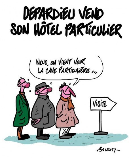 Depardieu vend son H&ocirc;tel particulier | Baie d'humour | Scoop.it