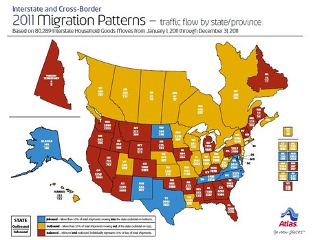 Texas Leads Inbound Migration Patterns | Texas Coast Real Estate | Scoop.it