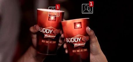Buddy Cup : le gobelet Budweiser pour se faire des amis Facebook (vid&eacute;o) | Unitag | Scoop.it