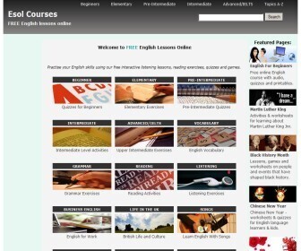 ESOL Courses - Free English Lessons Online | Great sites to get students to practise ESL | Scoop.it