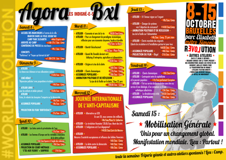 Programa talleres Ágora Bruselas #marchabruselas #walktobrussels | The Marches to Brussels | Scoop.it