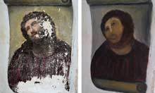 Spanish church mural ruined by well-intentioned restorer | More @SteveBeste | Scoop.it