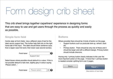 Free Download: Cheat Sheet For Designing Web Forms - Smashing UX Design | Noticias de html5 + CSS3 | Scoop.it