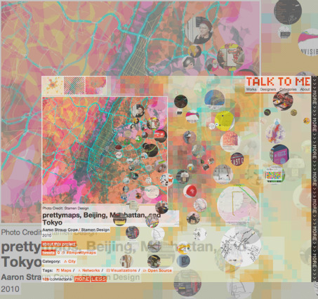 MoMA's Talk to Me Exhibit  - stamen design | | Geo-visualization | Scoop.it