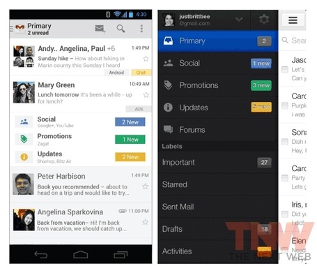 Screenshots Reveal Revamped Gmail For Mobile And Web May Be On The Way | MarketingHits | Scoop.it