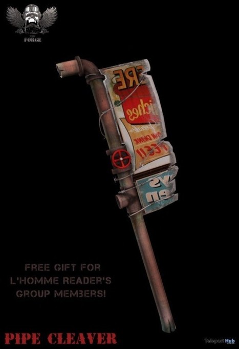Pipe Cleaver L'HOMME Magazine Group Gift by The Forge | Teleport Hub - Second Life Freebies | Teleport Hub | Scoop.it