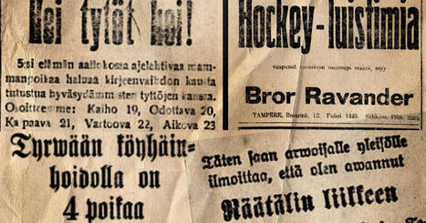 Uutisia sadan vuoden takaa: huutolaislapsia kaupattiin lehti-ilmoituksilla ja siivo nainen sai t&ouml;it&auml; | Yle | A1Uutiset | Scoop.it