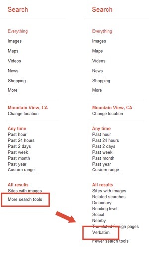 Google lance Verbatim pour les recherches précises | François MAGNAN  Formateur Consultant | Scoop.it