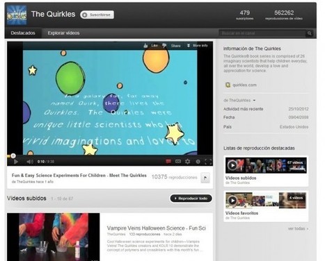 Canales de Youtube para aprender experiencias científicas para niños | Recull diari | Scoop.it