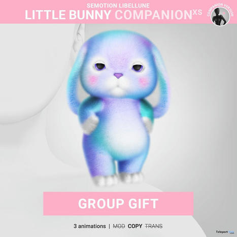 Little Bunny XS Companion March 2024 Group Gift by SEmotion Libellune | Teleport Hub - Second Life Freebies | Second Life Freebies | Scoop.it