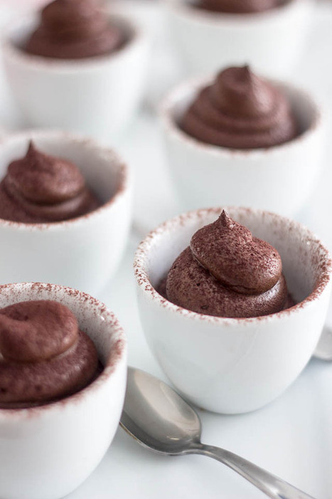 Paleo Dark Chocolate Mousse Recipe - The Healthy Foodie | The Chic Chocolate Curator | Scoop.it