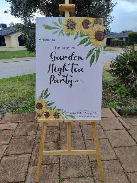 Garden Engagement welcome sign&ndash; Custom Floral Poster for Outdoor Celebrations! | Creative Signage & Innovative Printing Trends | Scoop.it