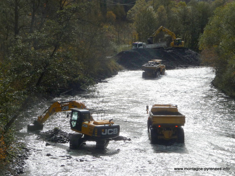 Les pelleteuses s'affairent dans la neste d'Aure | Vallées d'Aure & Louron - Pyrénées | Scoop.it