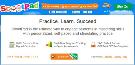 ScootPad: Grades 1 - 3 Math & Reading - Practice. Learn. Succeed! | Eclectic Technology | Scoop.it