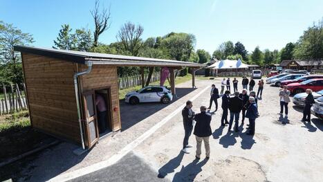 La premi&egrave;re ombri&egrave;re photovolta&iuml;que de la Somme a &eacute;t&eacute; inaugur&eacute;e le jeudi 30 avril 2026 au parc Samara | revue de presse | Scoop.it