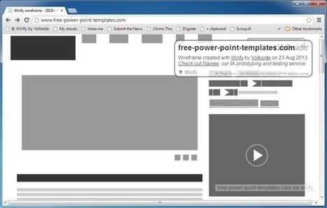 Instantly Turn Any Webpage into A Wireframe With Wirify | PowerPoint Presentation | Business and Productivity Tools | Scoop.it