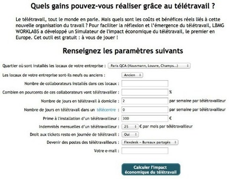 Calculer les gains qu’on peut réaliser grâce au télétravail, c’est possible | Web tourisme | Scoop.it