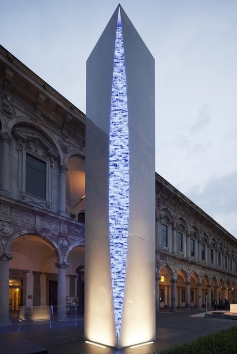 Four Points for a Tower by Massimo Iosa Ghini | Art Installations, Sculpture, Contemporary Art | Scoop.it