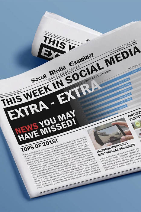 Facebook and YouTube Lead Mobile App Usage in 2015 via This Week in Social Media | mlearn | Scoop.it