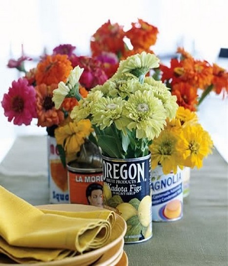 Diy Recycled Tin Cans Decoration Ideas