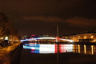 Au Havre, premiers tests de lumières sur la passerelle François-le-Chevallier | Veille territoriale AURH | Scoop.it