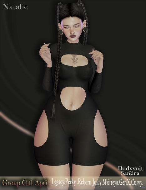 Sandra Bodysuit Fatpack April 2024 Group Gift by Natalie Fashion | Teleport Hub - Second Life Freebies | Second Life Freebies | Scoop.it