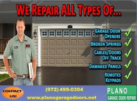 Garagedoorspringrepair75023 In Plano Garage Doors Scoop It