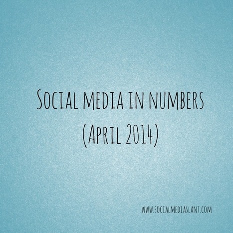 Social media in numbers (April 2014) | e-commerce & social media | Scoop.it