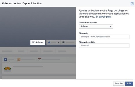 Page Facebook: Comment Ajouter un Bouton Call-to-Action? | Community Management | Scoop.it