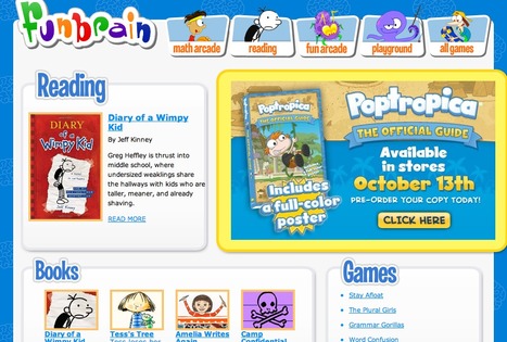 Reading Activities for Kids (Games, Online Comics, Web Books & Mab Libs Junior) – FunBrain.com | Online Childrens Games | Scoop.it